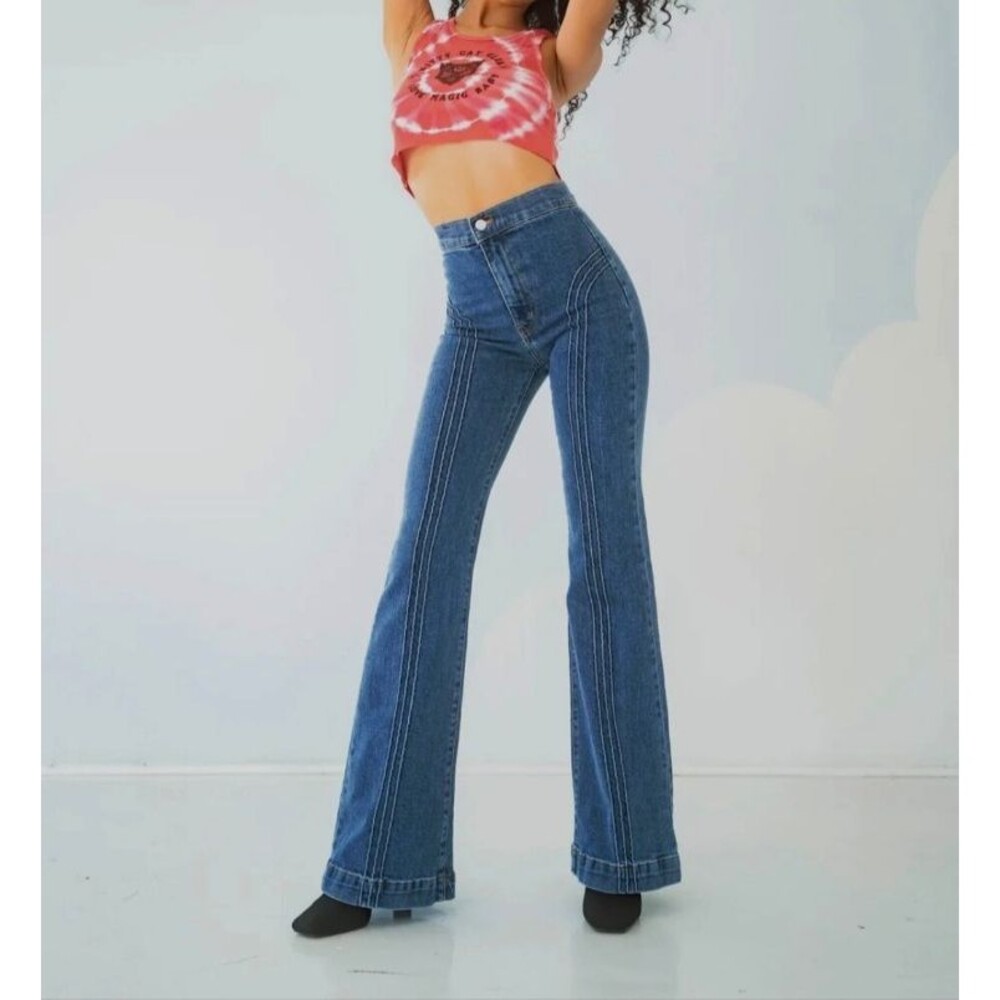 Revice Rollergirl Flare Jeans Size 27